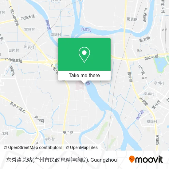 东秀路总站(广州市民政局精神病院) map