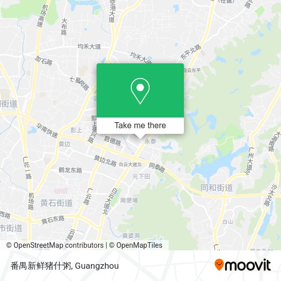 番禺新鲜猪什粥 map