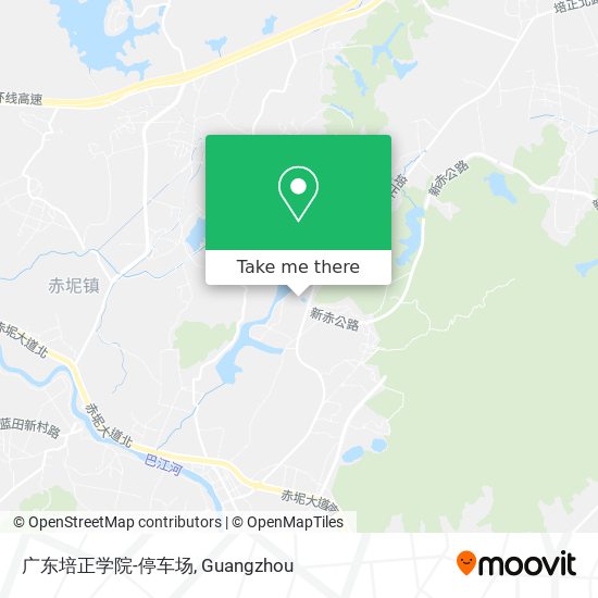 广东培正学院-停车场 map