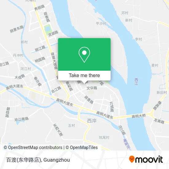 百渡(东华路店) map