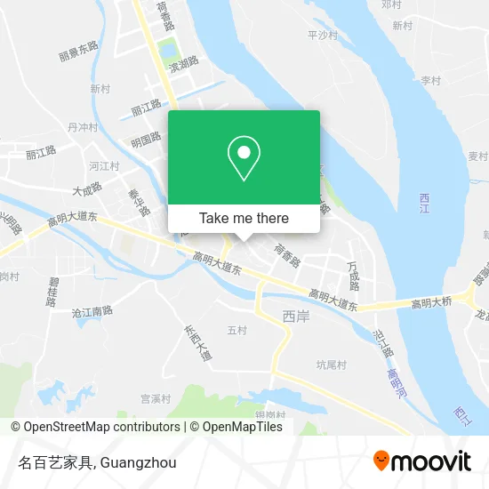名百艺家具 map