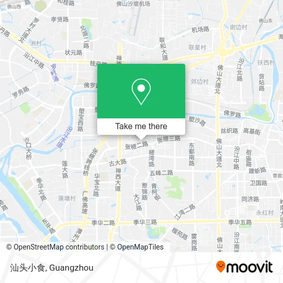汕头小食 map
