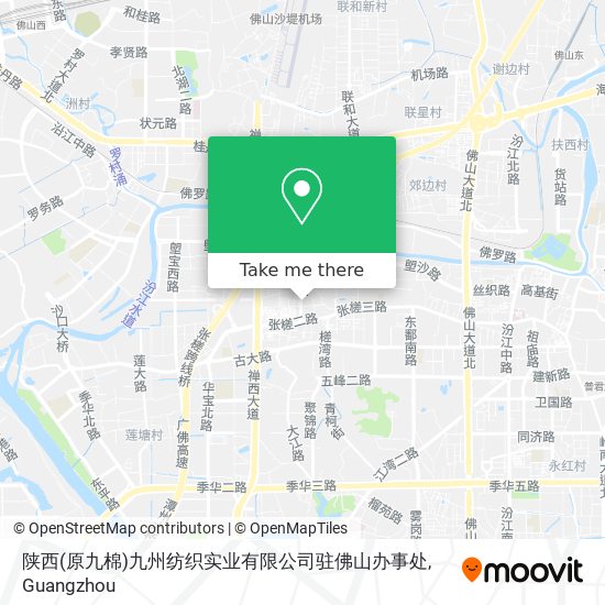 陕西(原九棉)九州纺织实业有限公司驻佛山办事处 map