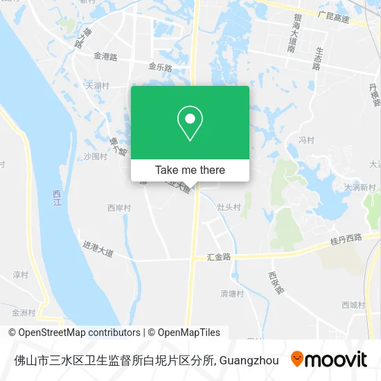 佛山市三水区卫生监督所白坭片区分所 map