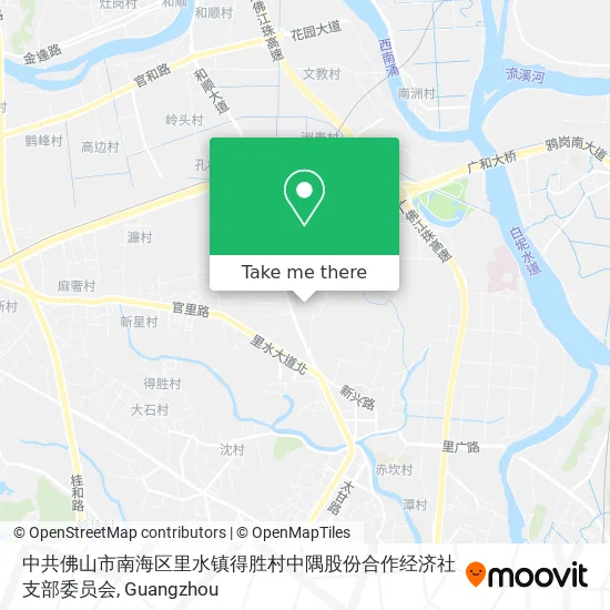 中共佛山市南海区里水镇得胜村中隅股份合作经济社支部委员会 map