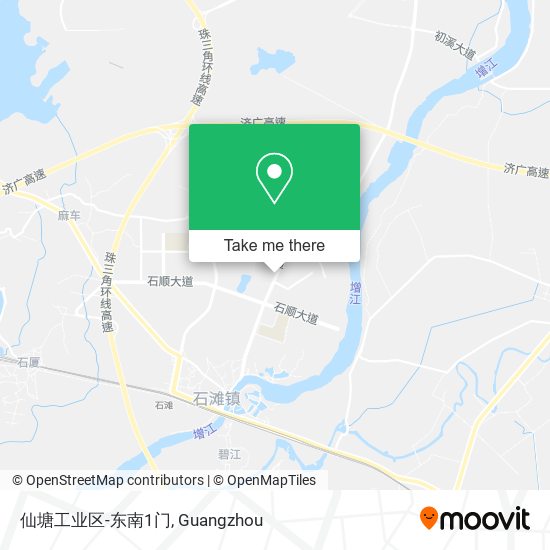 仙塘工业区-东南1门 map