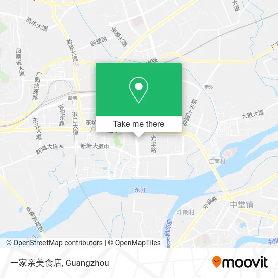 一家亲美食店 map