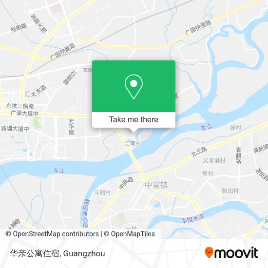 华亲公寓住宿 map