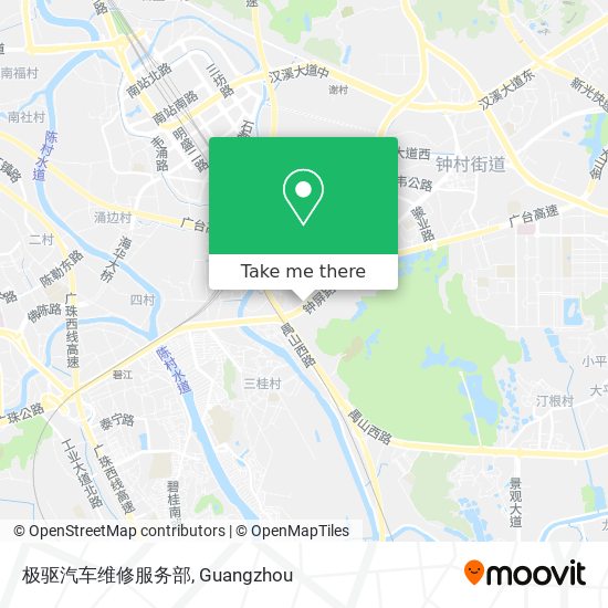 极驱汽车维修服务部 map