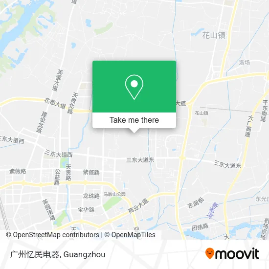 广州忆民电器 map