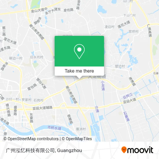 广州泓忆科技有限公司 map