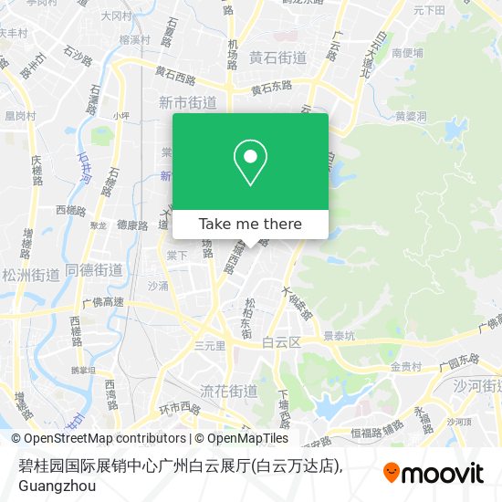 碧桂园国际展销中心广州白云展厅(白云万达店) map