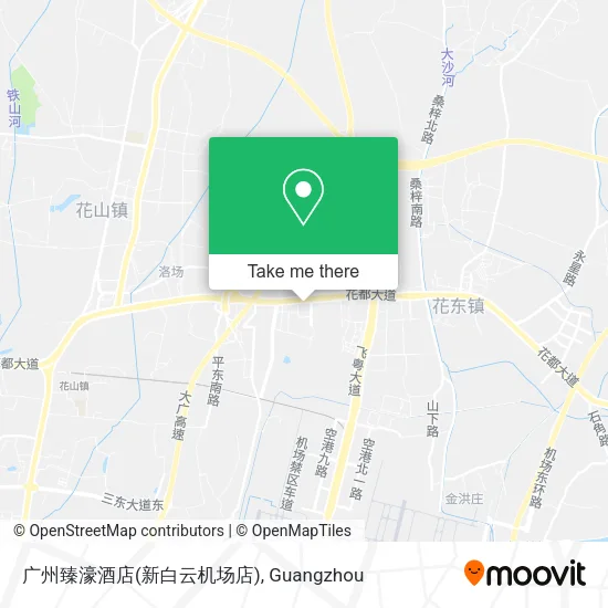 广州臻濠酒店(新白云机场店) map
