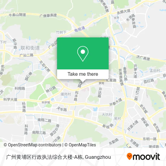 广州黄埔区行政执法综合大楼-A栋 map
