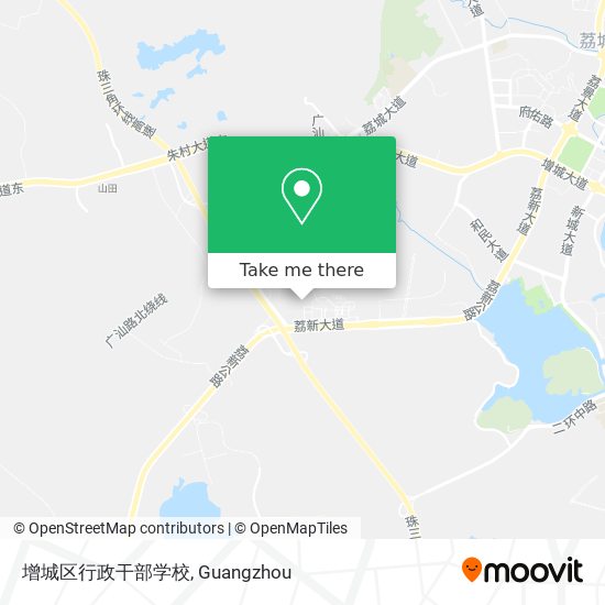 增城区行政干部学校 map