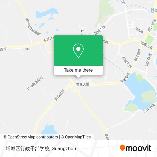 增城区行政干部学校 map