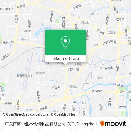 广东南海中亚不锈钢制品有限公司-东门 map