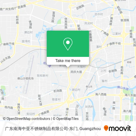 广东南海中亚不锈钢制品有限公司-东门 map