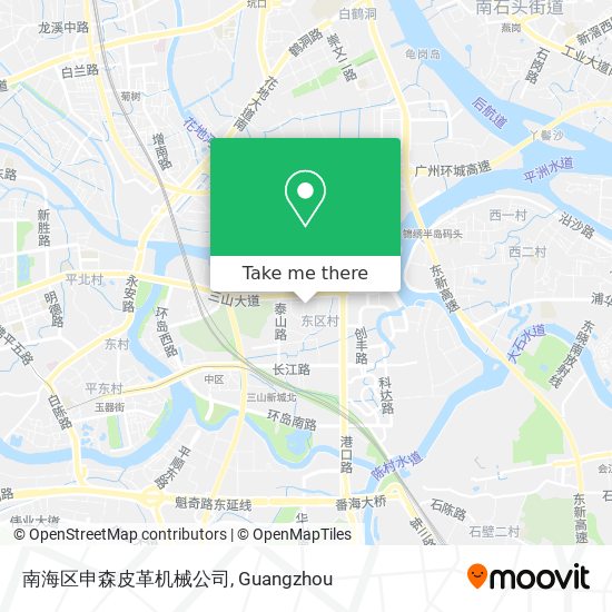 南海区申森皮革机械公司 map