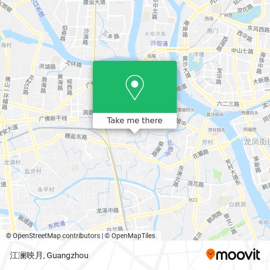 江澜映月 map