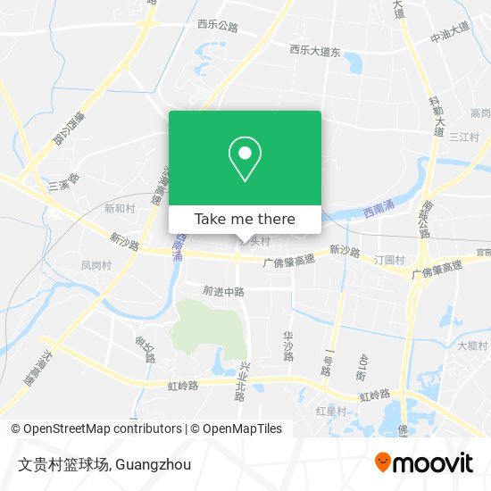 文贵村篮球场 map