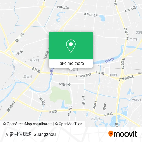 文贵村篮球场 map