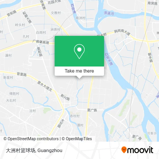 大洲村篮球场 map