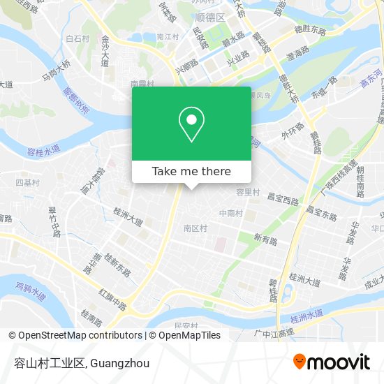 容山村工业区 map