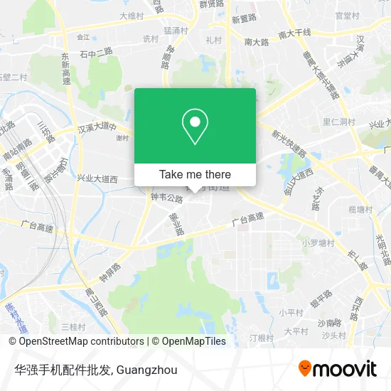 华强手机配件批发 map