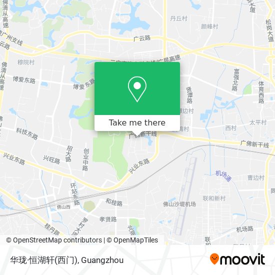 华珑·恒湖轩(西门) map