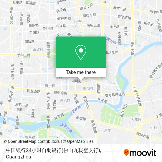 中国银行24小时自助银行(佛山九珑璧支行) map