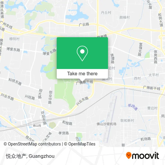 悦众地产 map