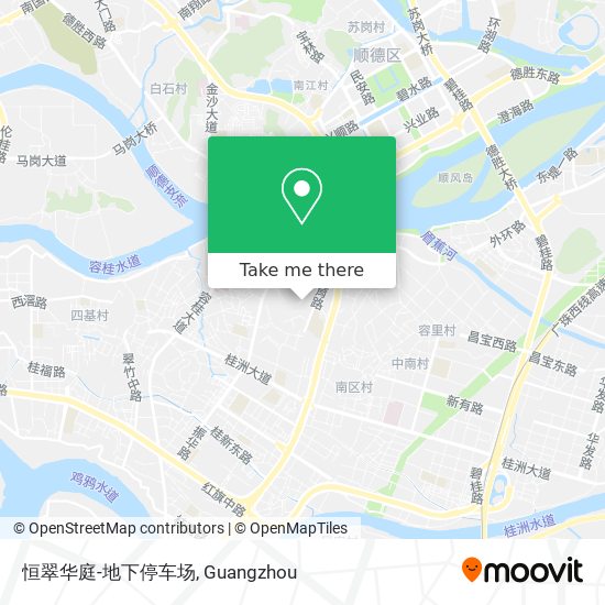 恒翠华庭-地下停车场 map