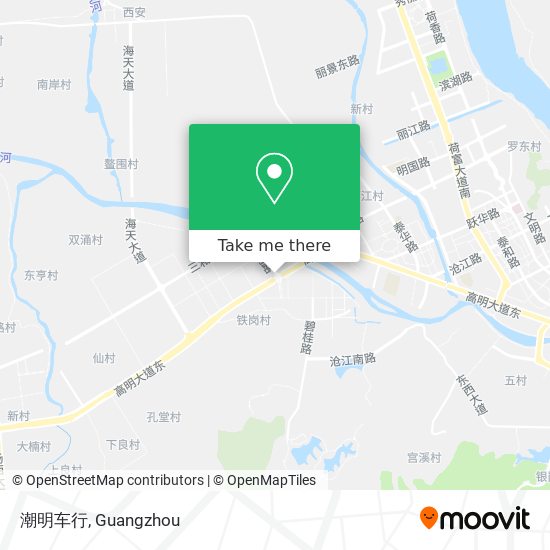 潮明车行 map