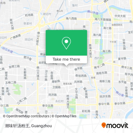 潮味轩汤粉王 map