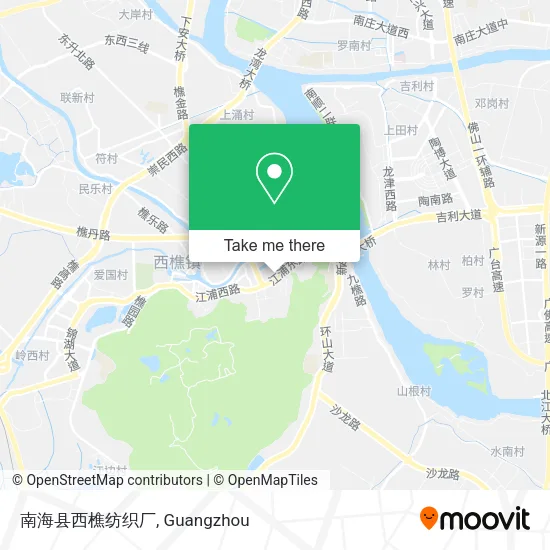 南海县西樵纺织厂 map