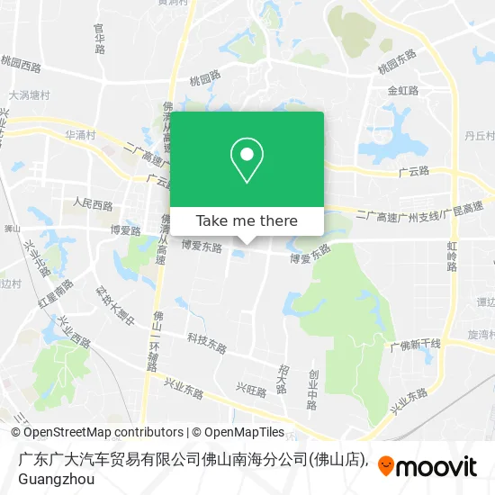 广东广大汽车贸易有限公司佛山南海分公司(佛山店) map
