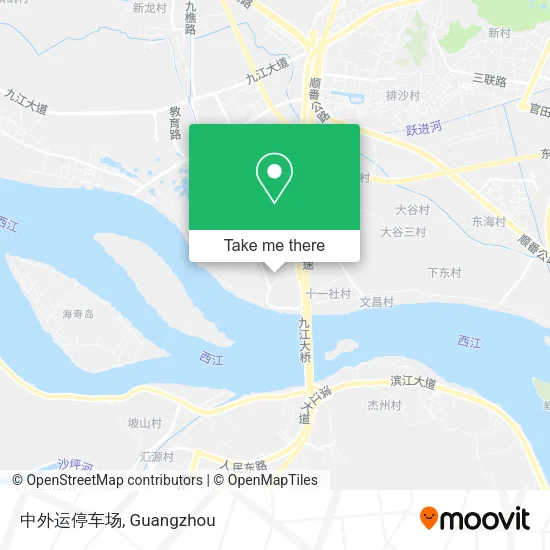 中外运停车场 map