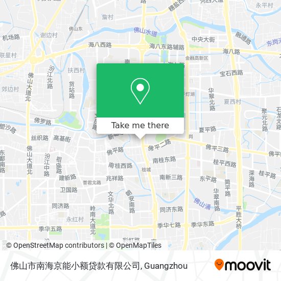 佛山市南海京能小额贷款有限公司 map
