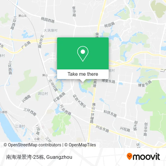 南海湖景湾-25栋 map