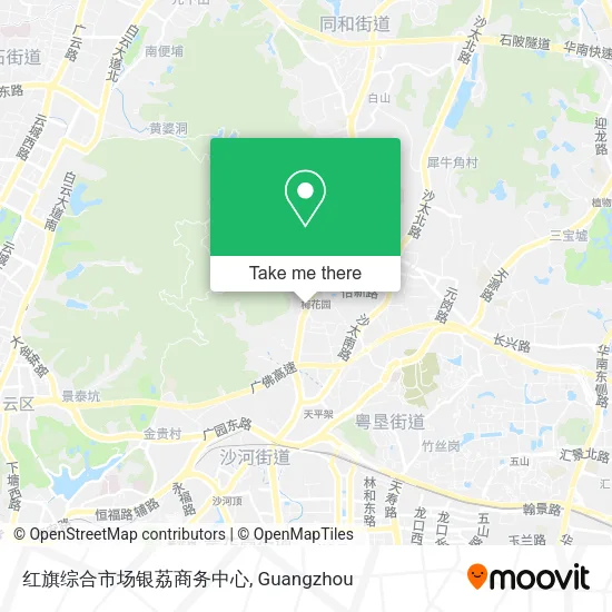 红旗综合市场银荔商务中心 map