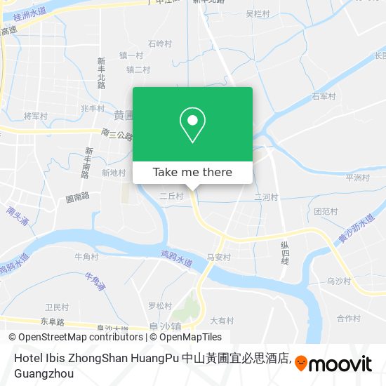 Hotel Ibis ZhongShan HuangPu 中山黃圃宜必思酒店 map