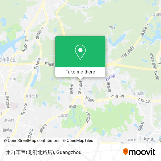 集群车宝(龙洞北路店) map