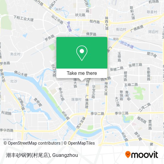 潮丰砂锅粥(村尾店) map