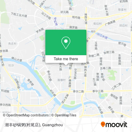潮丰砂锅粥(村尾店) map