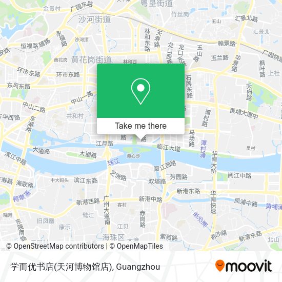 学而优书店(天河博物馆店) map