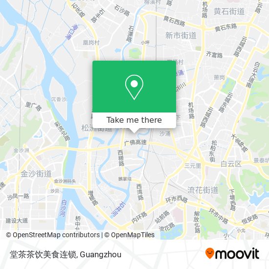 堂茶茶饮美食连锁 map