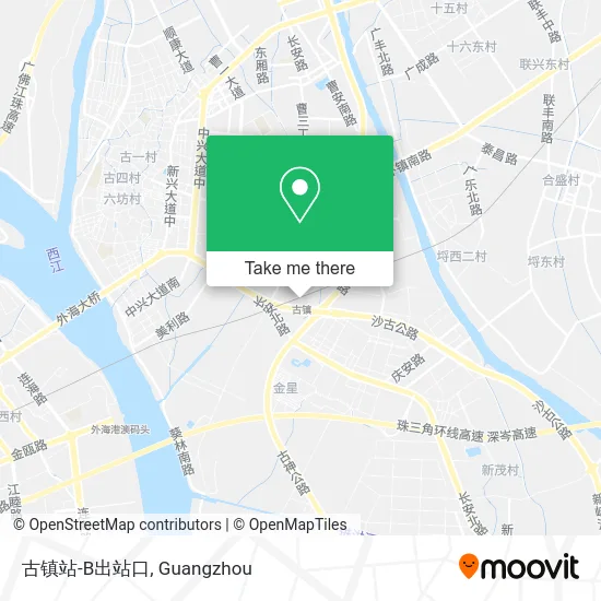 古镇站-B出站口 map