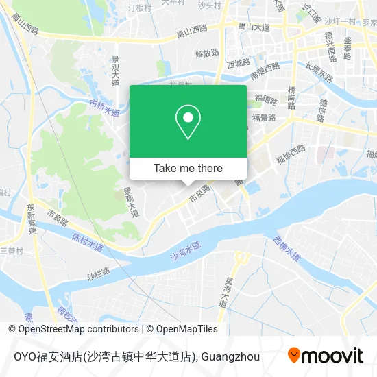 OYO福安酒店(沙湾古镇中华大道店) map