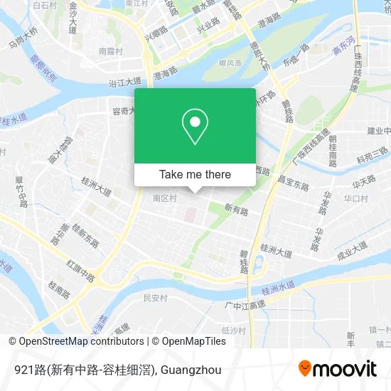 921路(新有中路-容桂细滘) map